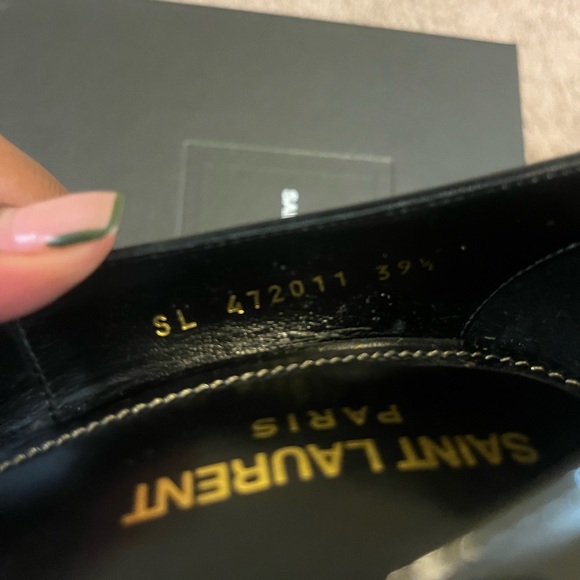 Saint Laurent Opyum Point-Toe Patent Leather Pumps (YSL HEELS) - Picture 4 of 4